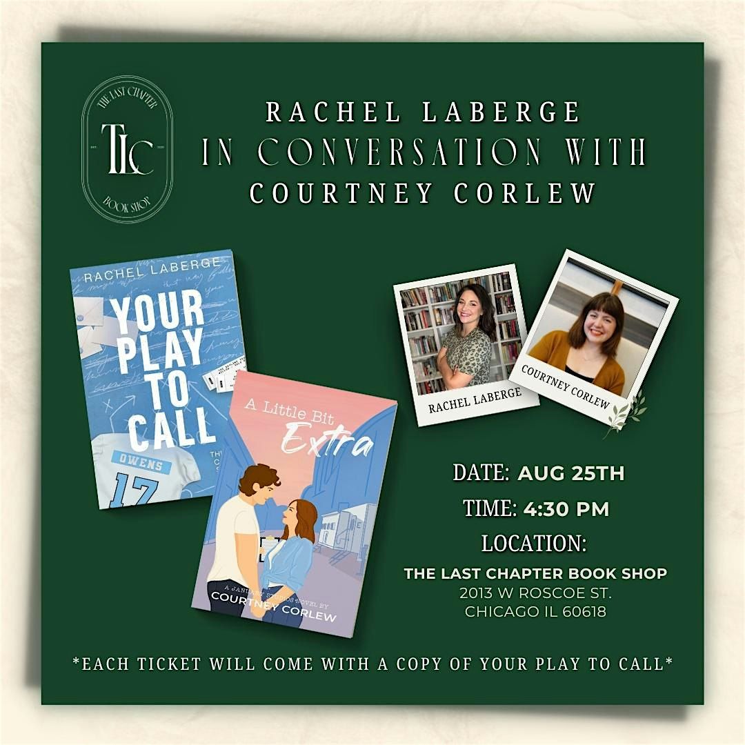 Q&A and book signing with Rachel LaBerge and Courtney Corlew