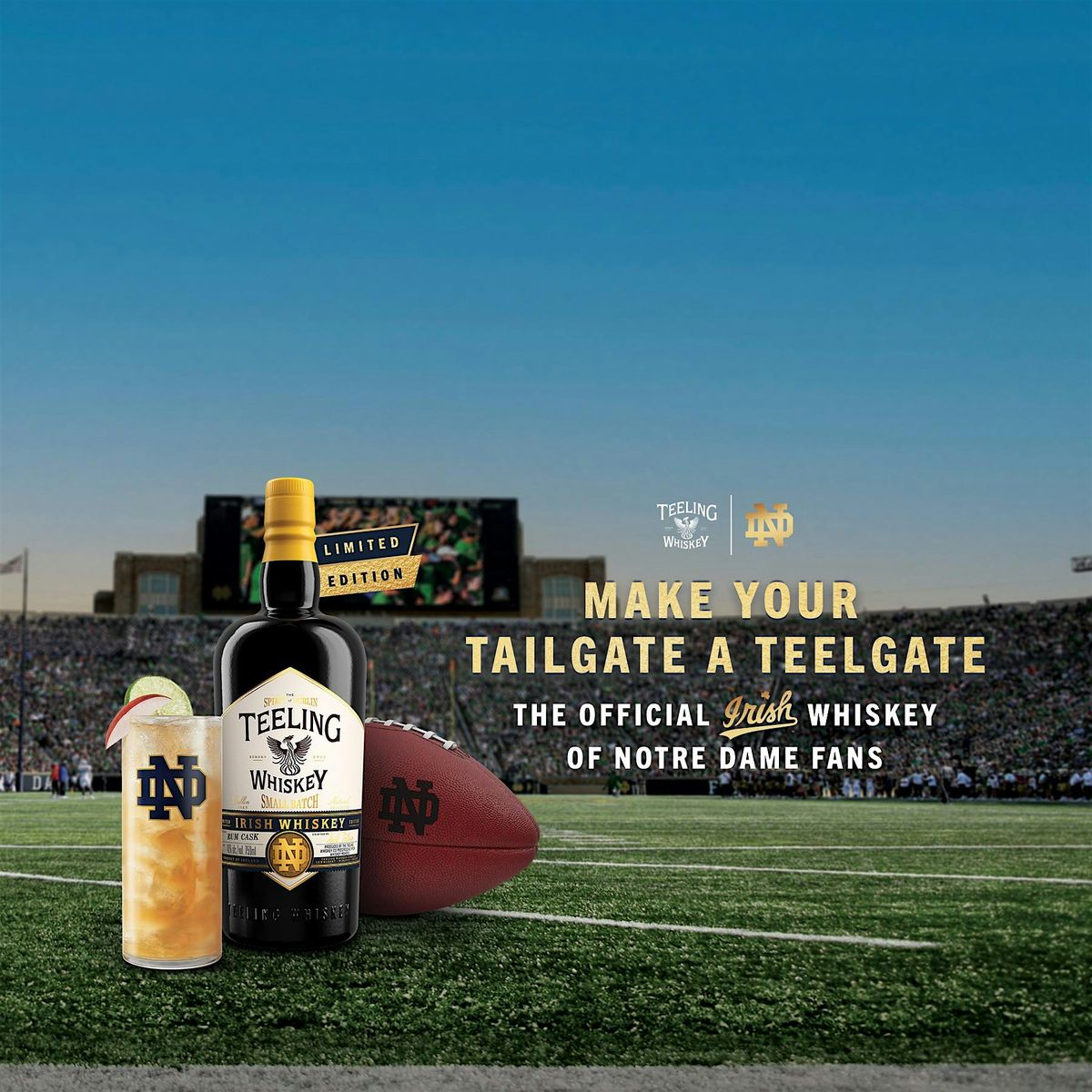 College Station Teeling x Notre Dame Engraving Event