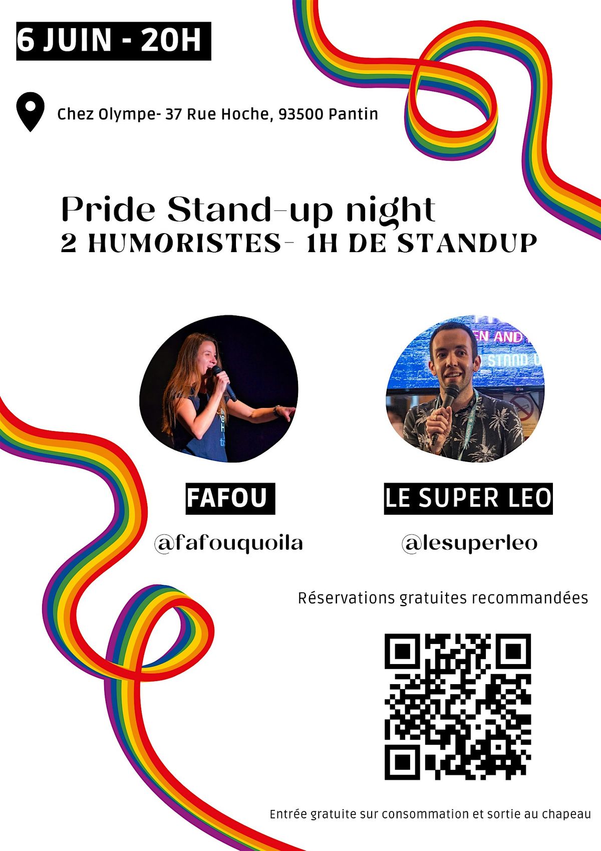 Pride Stand-up : Le Duo Des Fiert\u00e9s