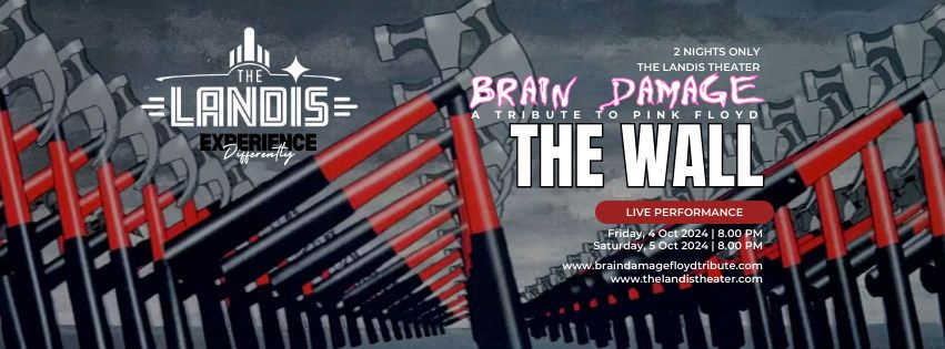 Brain Damage - A Tribute to Pink Floyd presents - THE WALL LIVE!!