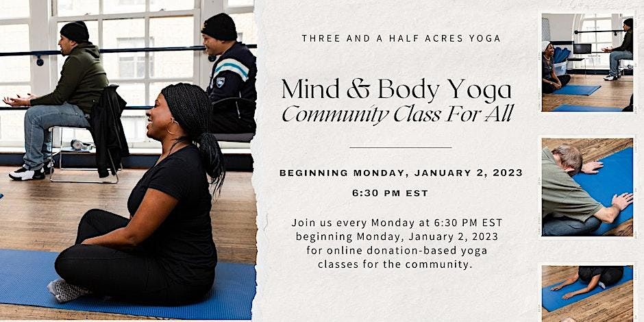 Mind & Body Yoga Community Class For All