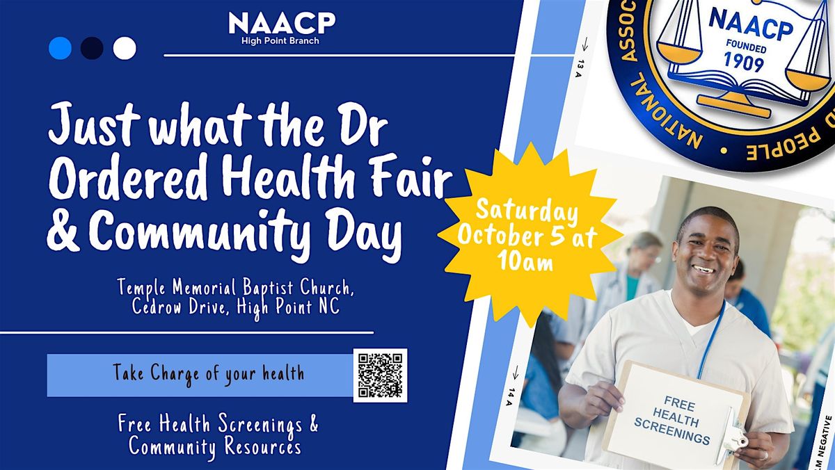 Just What the Doctor Ordered Health Fair and Community Day