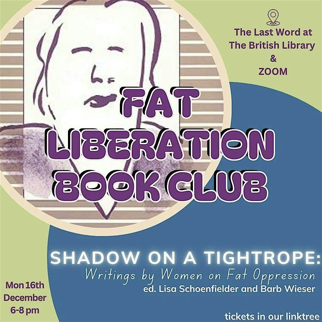 Fat Liberation Book Club: SHADOW ON A TIGHTROPE ed. Lisa Schoenfielder