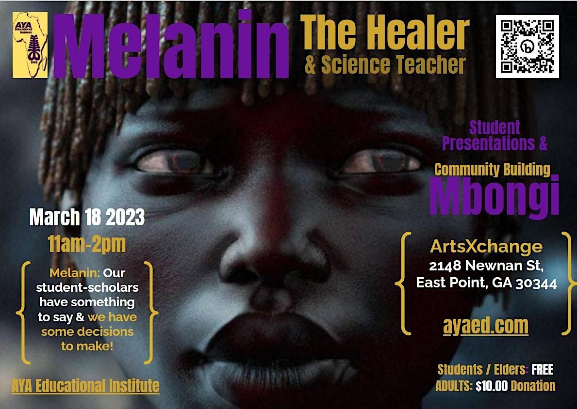 DC:   AYA's Melanin the Healer and Science Teacher