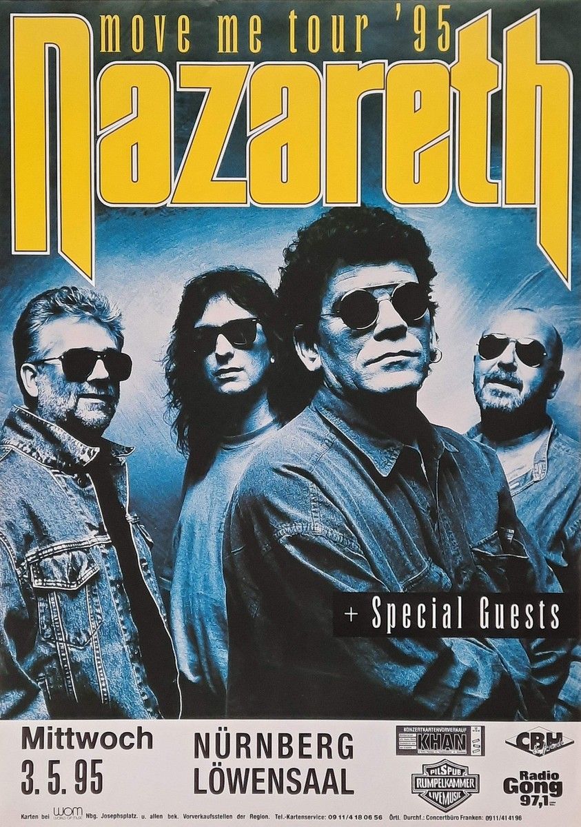 Nazareth N\u00fcrnberg Tickets
