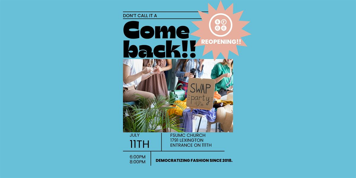 Sustainable Fashion Community Center Relocation Party, Sustainable ...