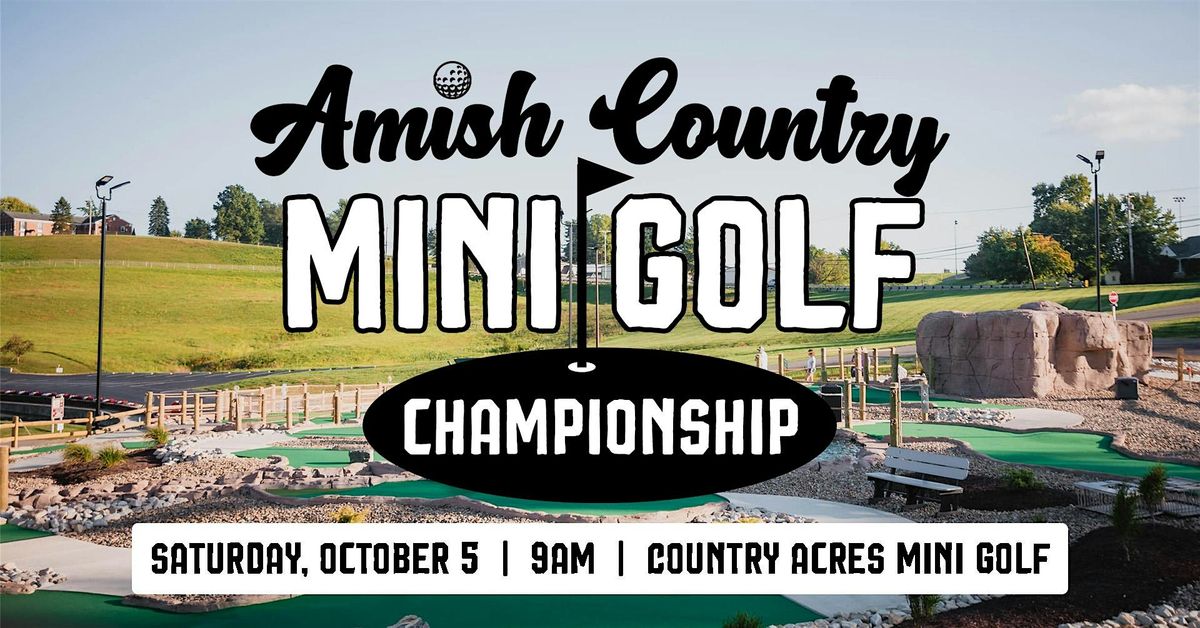 2024 Amish Country Mini Golf Championship