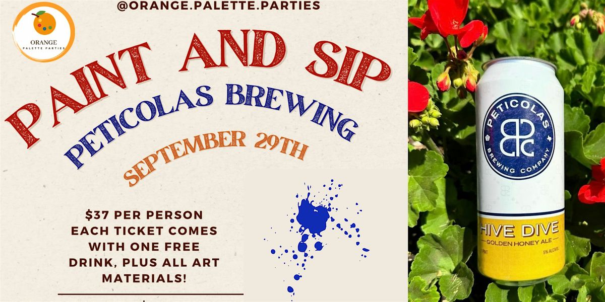 Paint and Sip at Peticolas Brewing