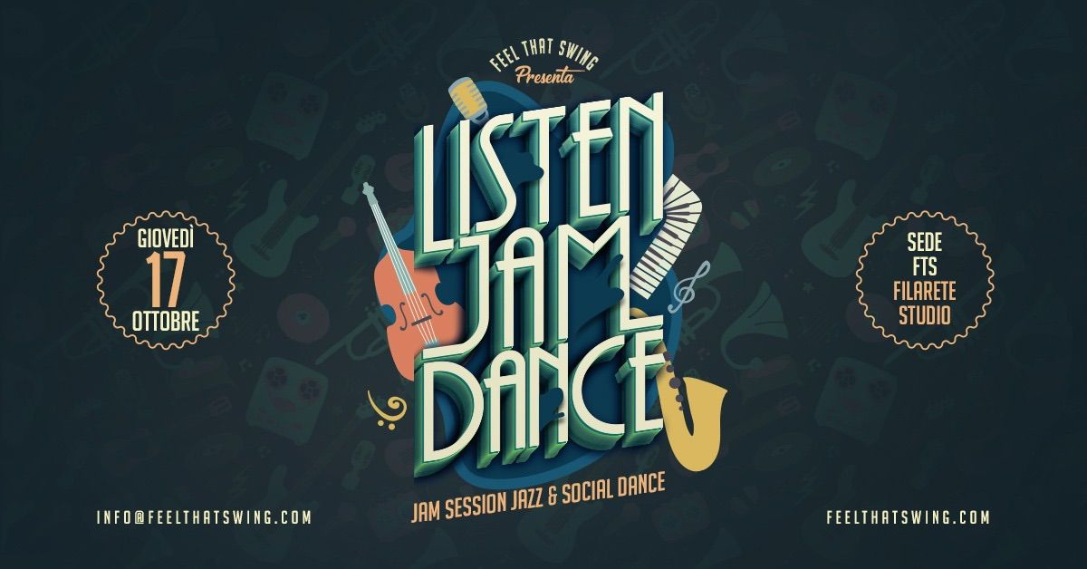 LISTEN JAZZ DANCE - Jam session jazz & social dance