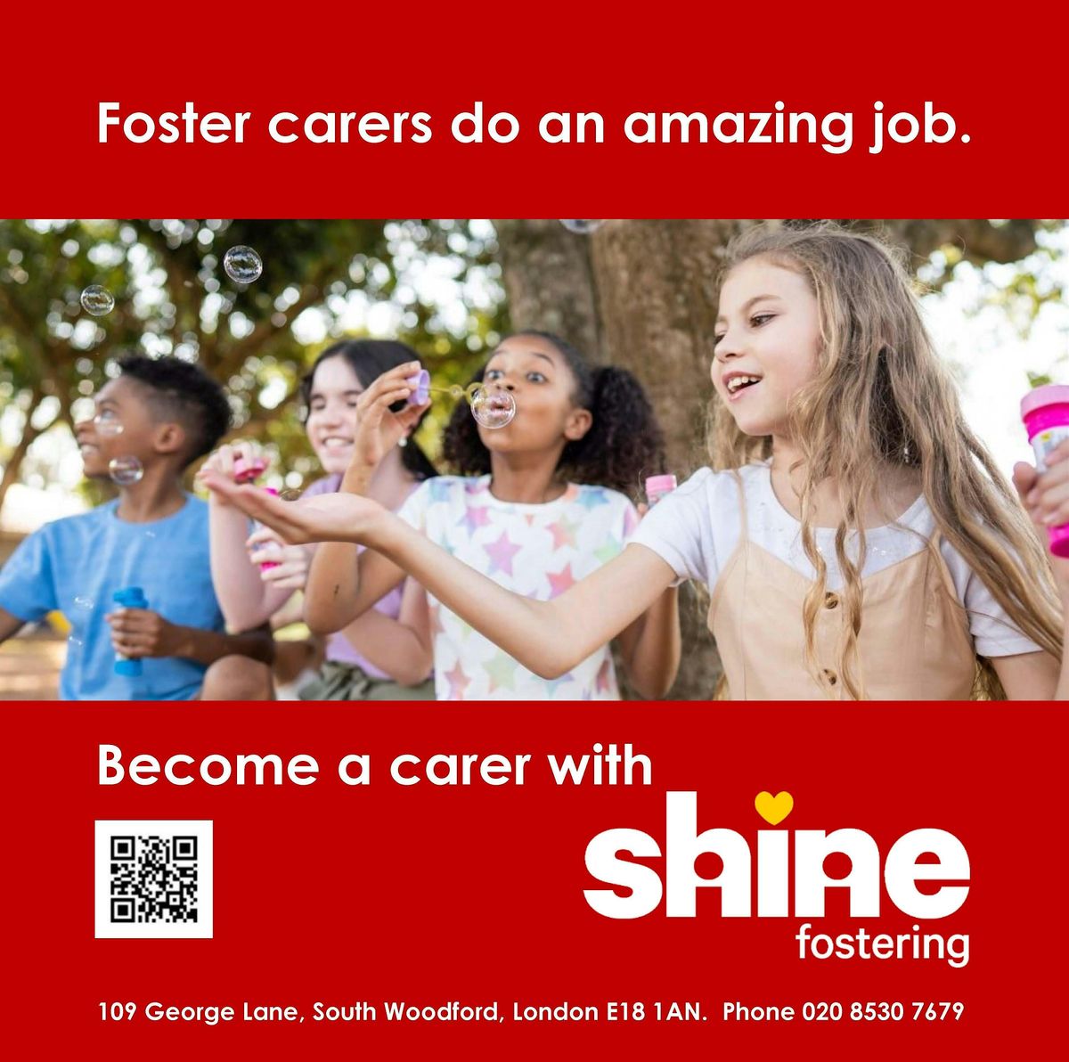 SHINE FOSTERING FRIDAYS are back !