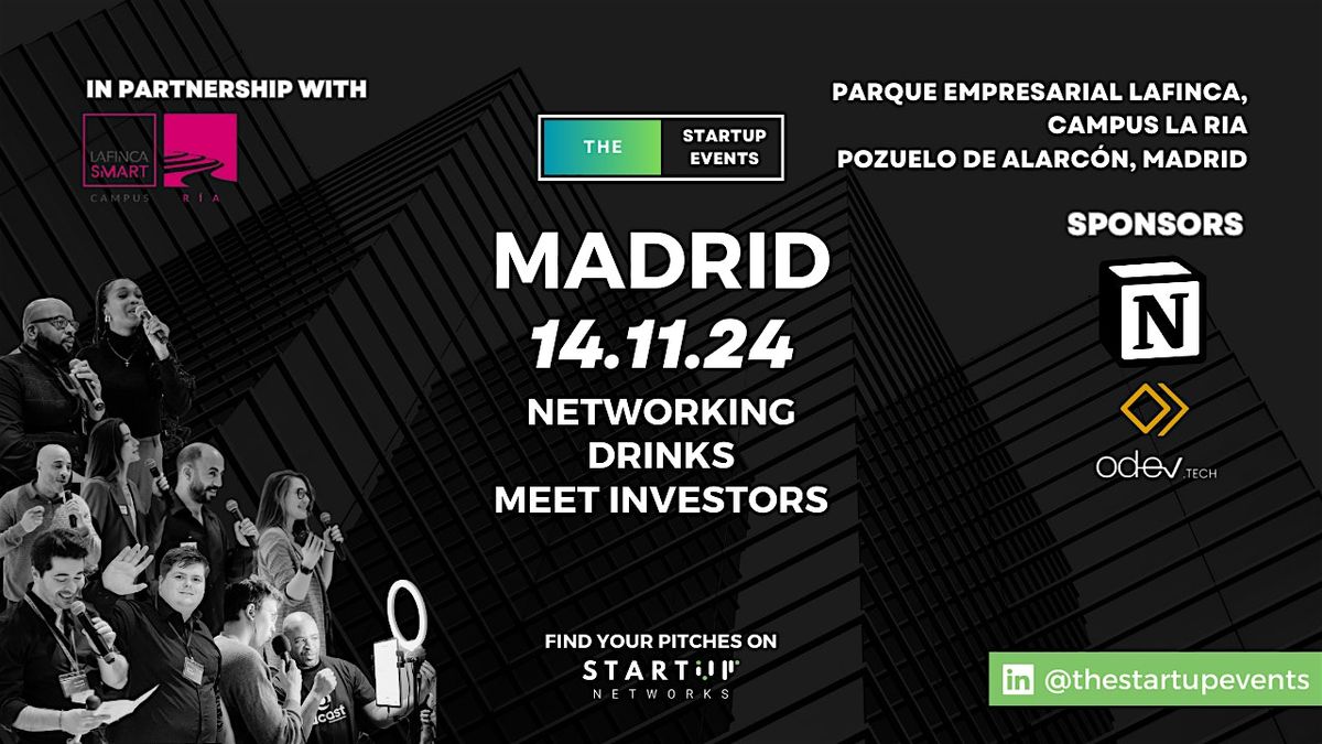 The Startup Events Madrid - Networking & Drinks