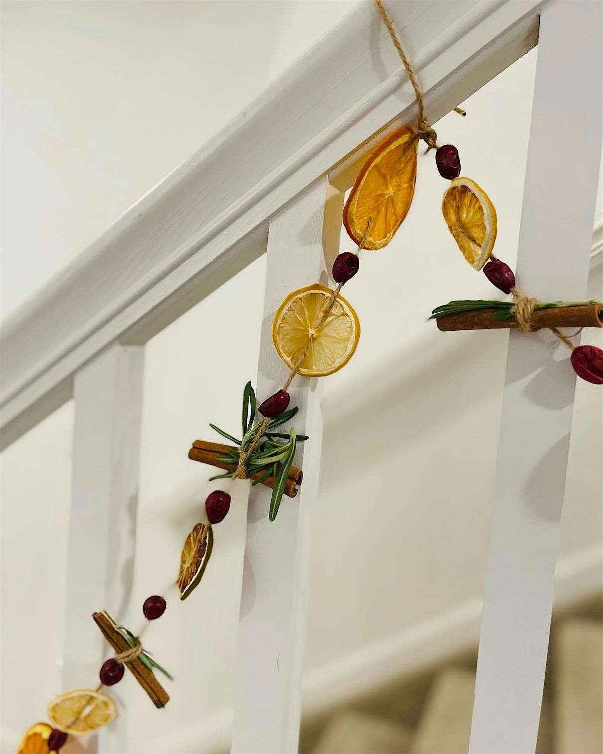 Dried Citrus Holiday Garland