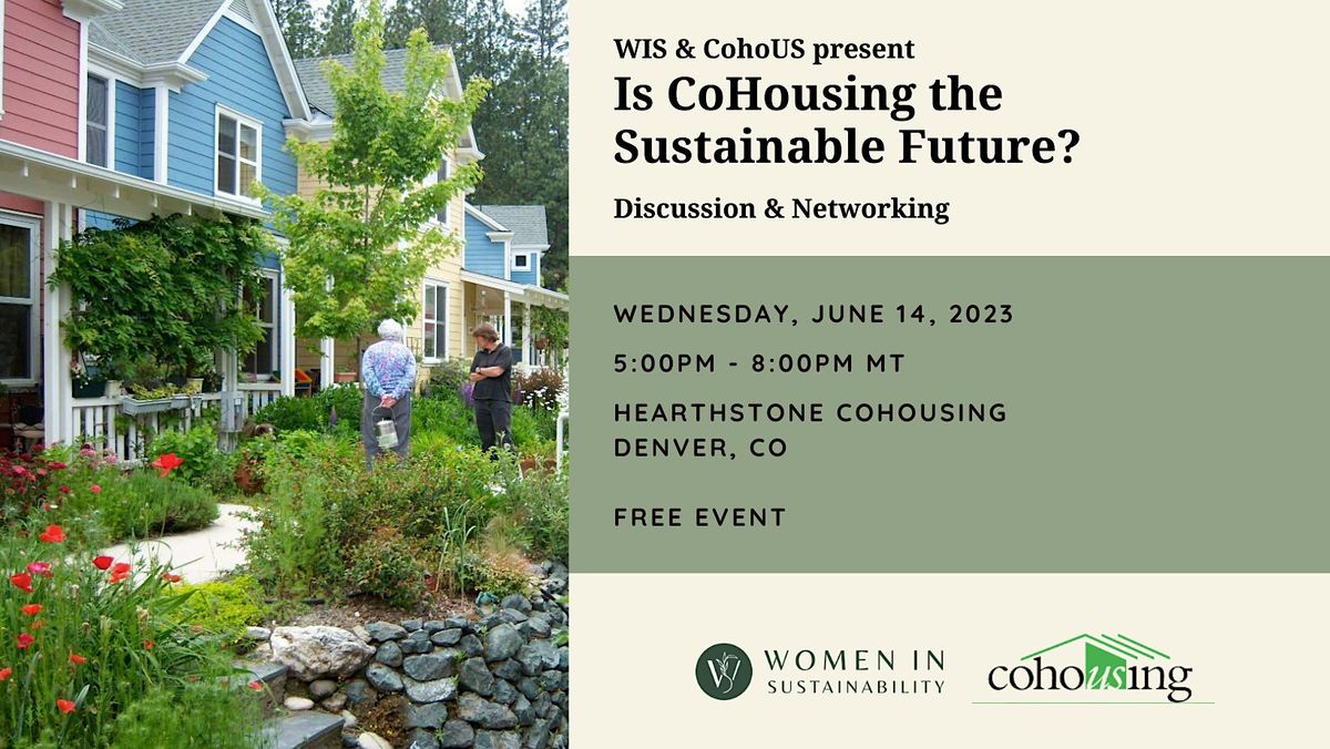WIS & CohoUS  present: Is Co-Housing the Sustainable Future?