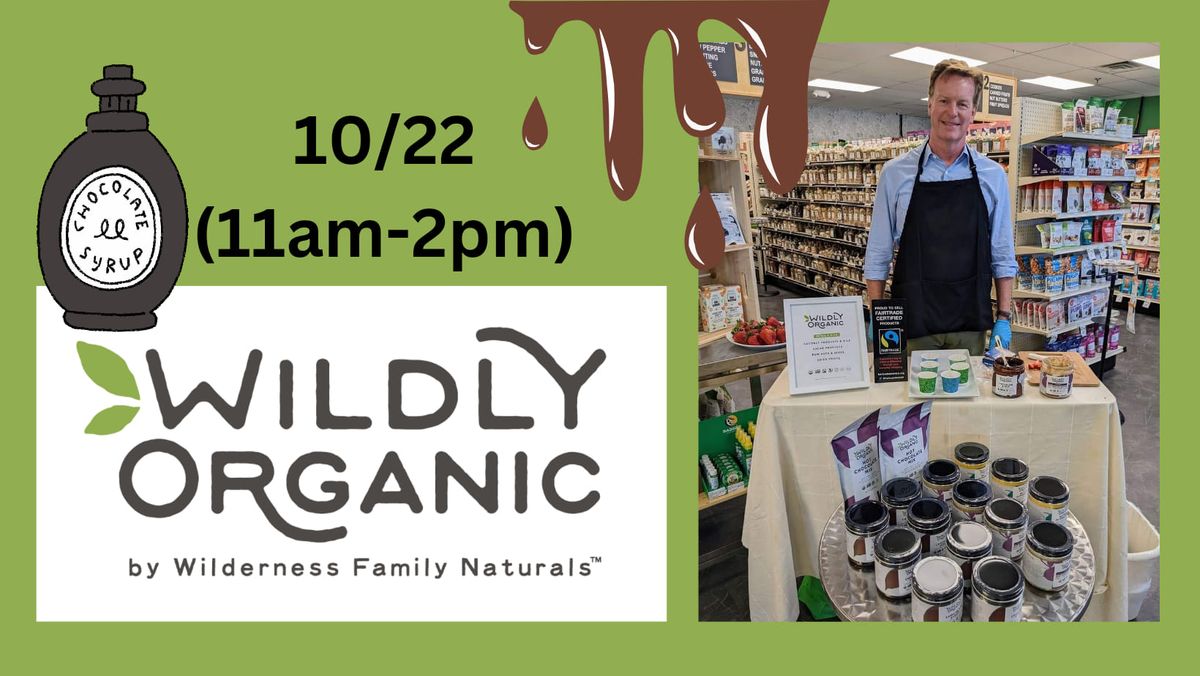 Sampling Wildly Organic Chocolate Syrup!