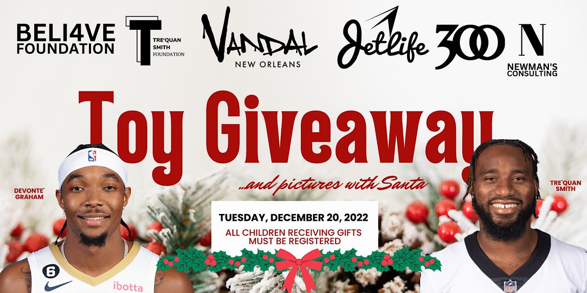 Vandal Nola Holiday Toy Giveaway, Vandal, New Orleans, 20 December 2022