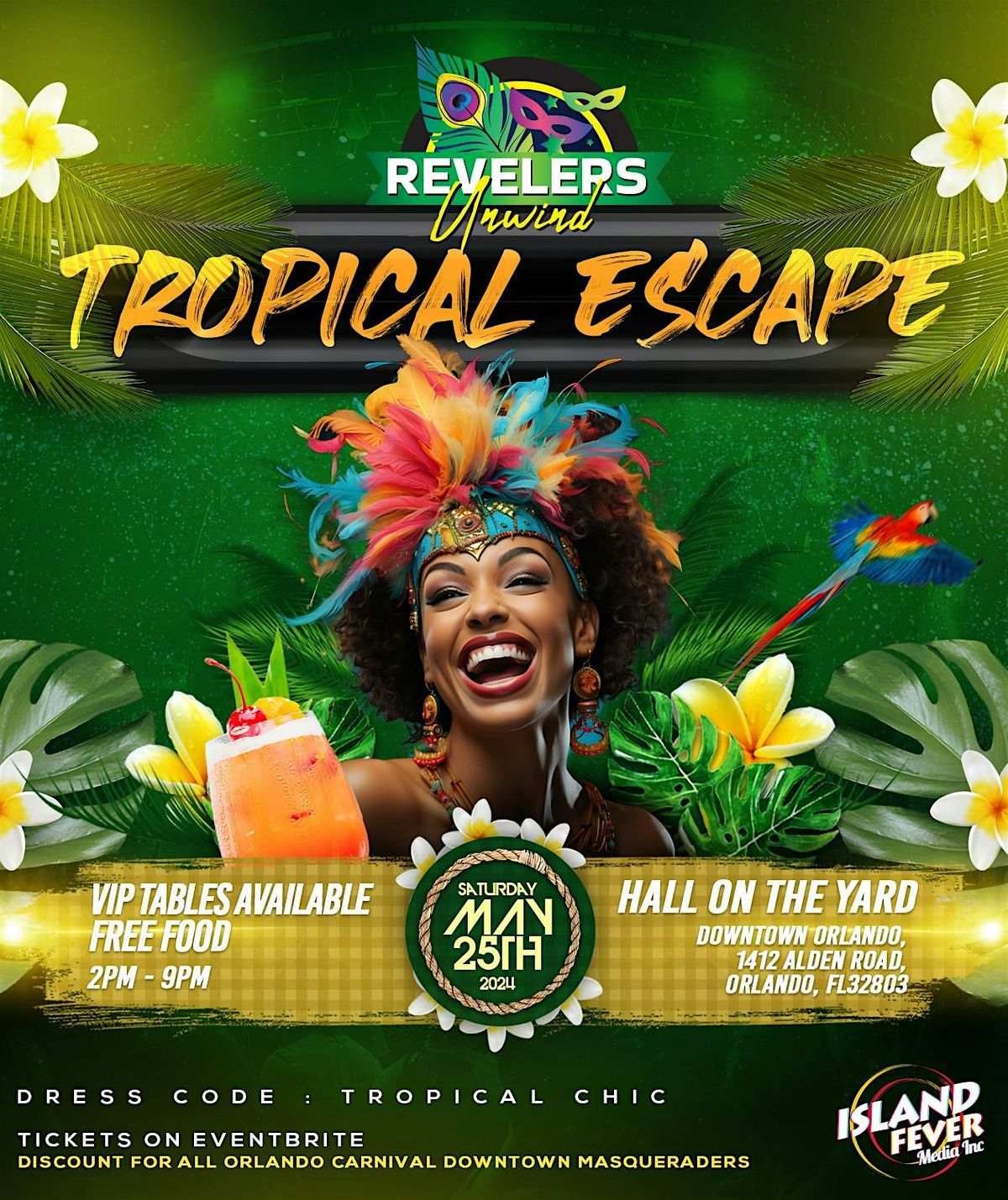 Revelers Unwind Tropical Escape
