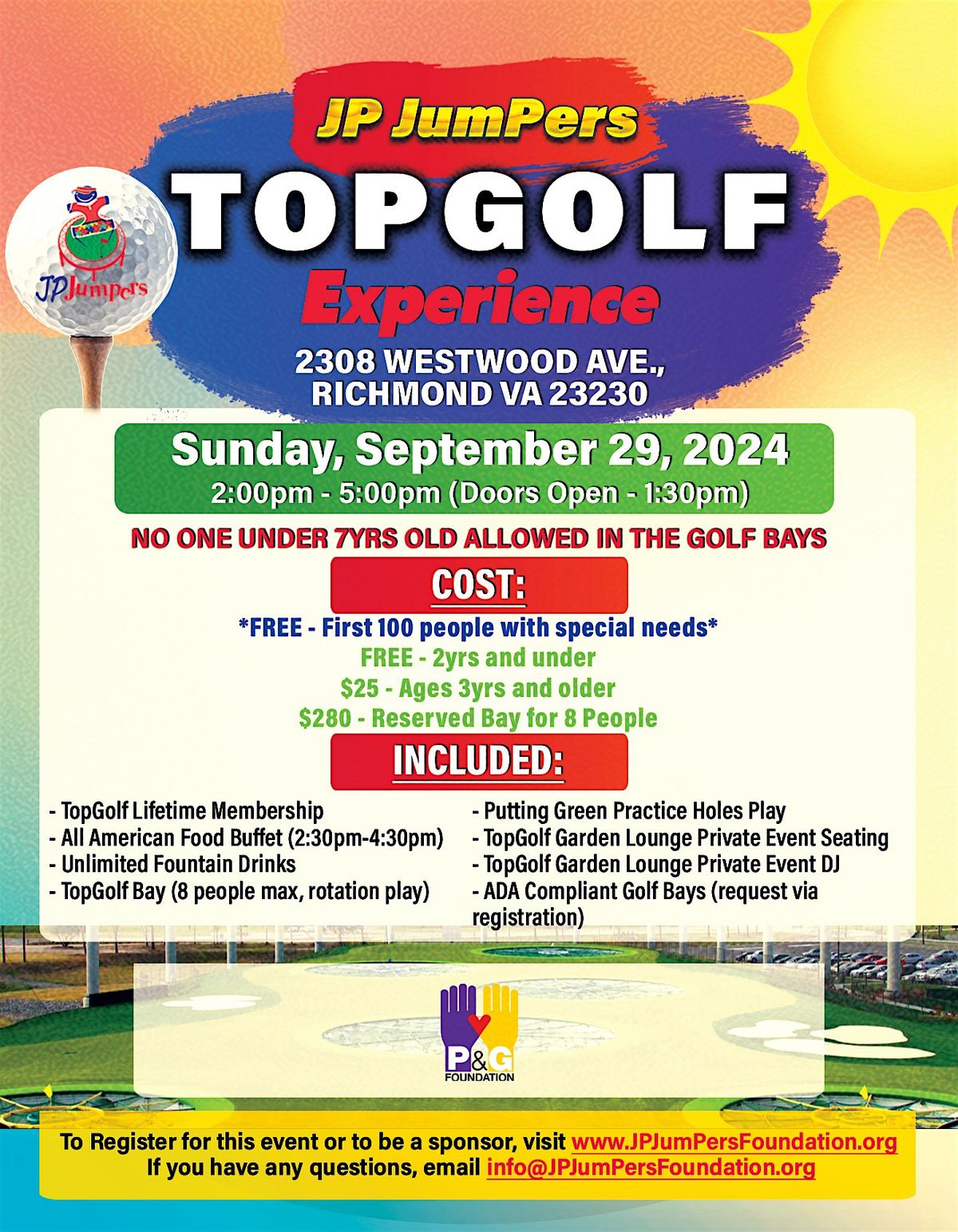 2024 JPJF TopGolf Experience