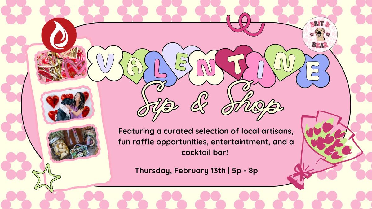 Valentine Sip & Shop