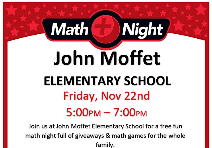 Math Night at John Moffet School