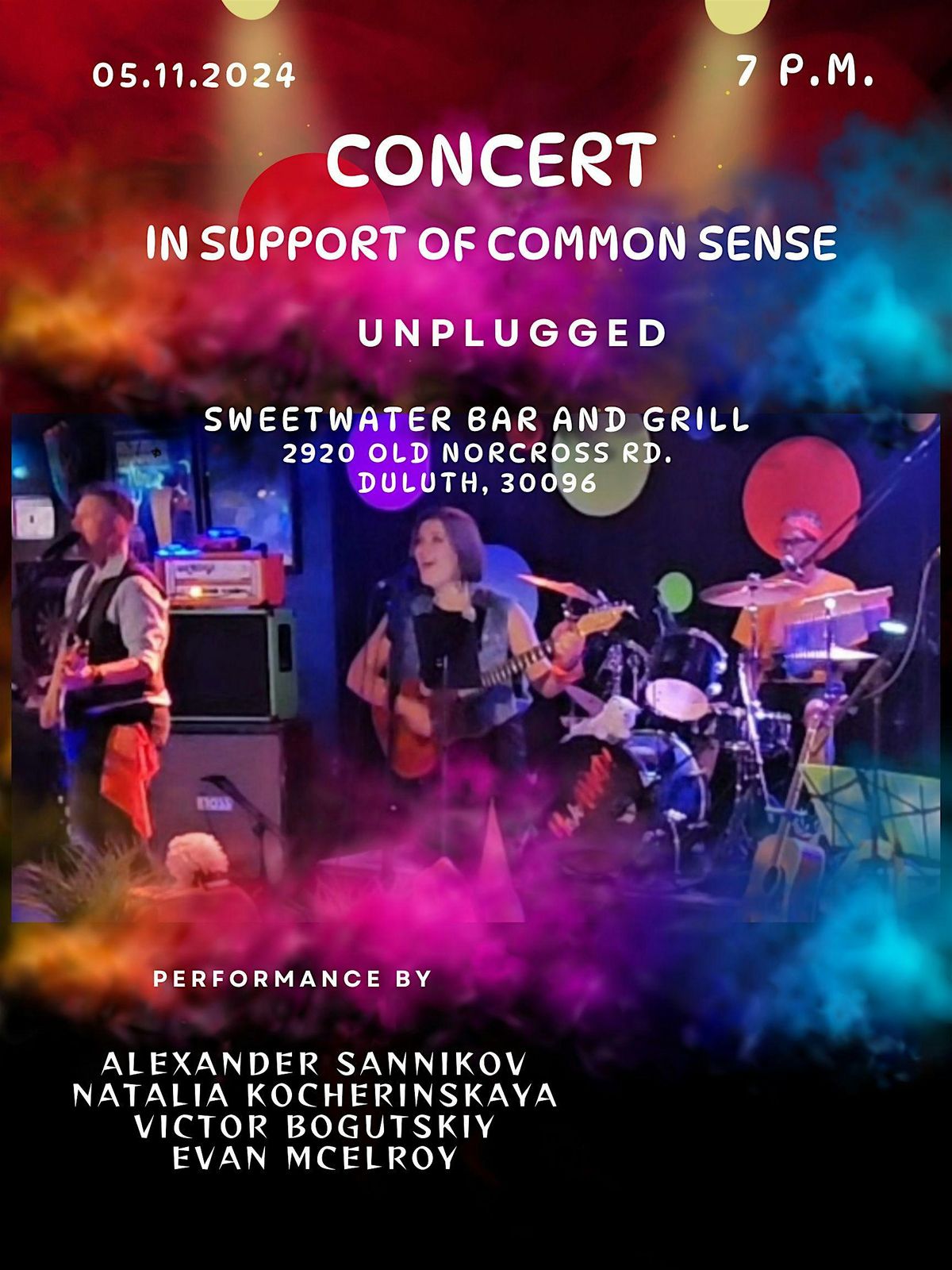 Concert in Support of Common Sense - UNPLUGGED