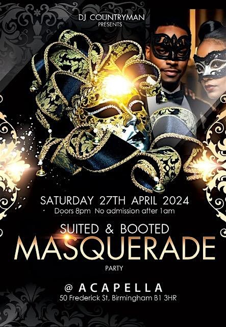 Masquerade Suited N Booted Event