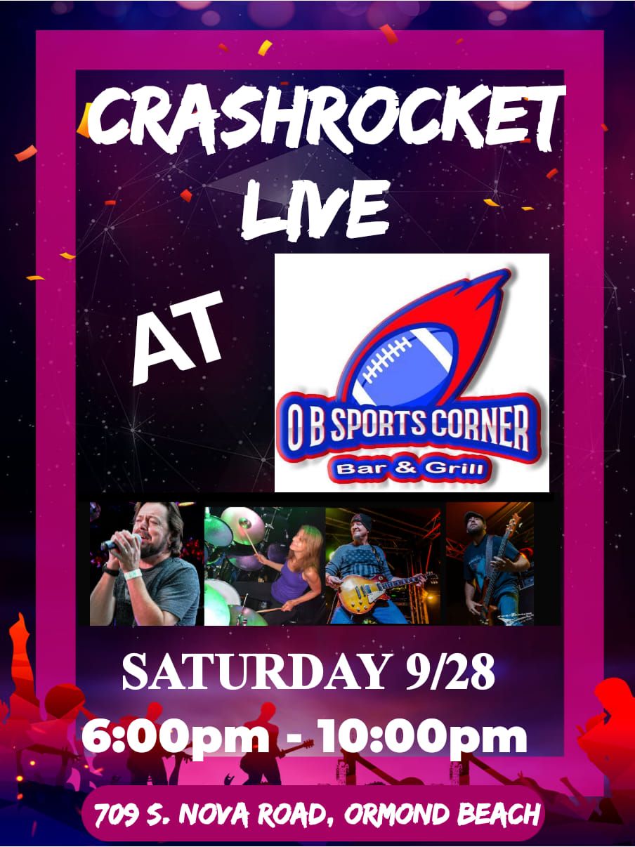 Crashrocket Live at Ormond Beach Sports Corner Bar and Grill 