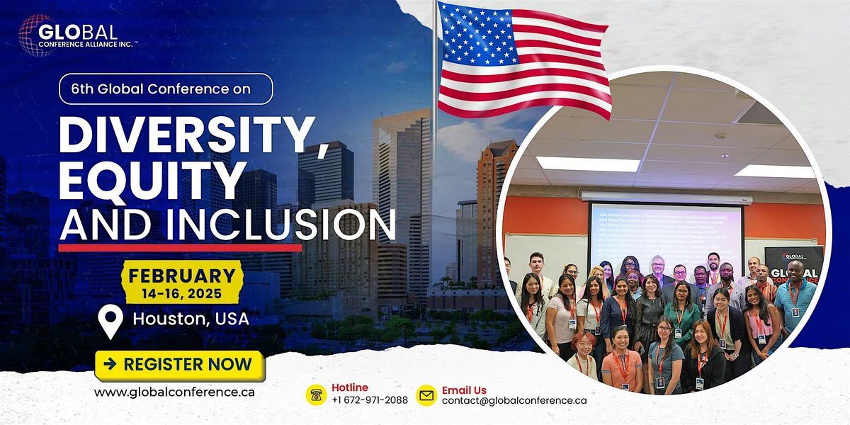 6th Global Conference on Diversity, Equity and Inclusion (GCDEI)