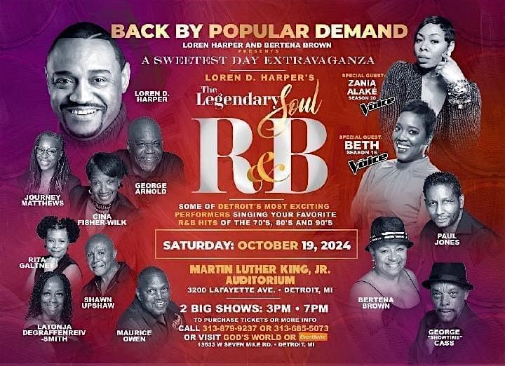 Legendary Soul of R&B - A Sweetest Day Extravaganza