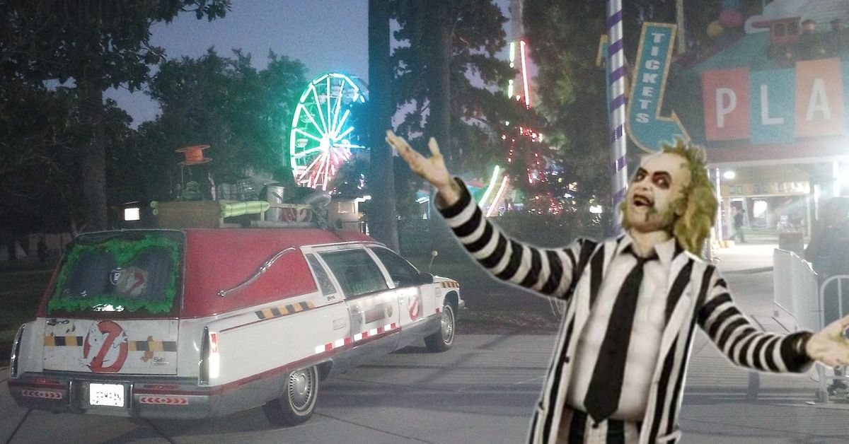 Meet Beetlejuice and The Ghostbusters at Playland Fresno