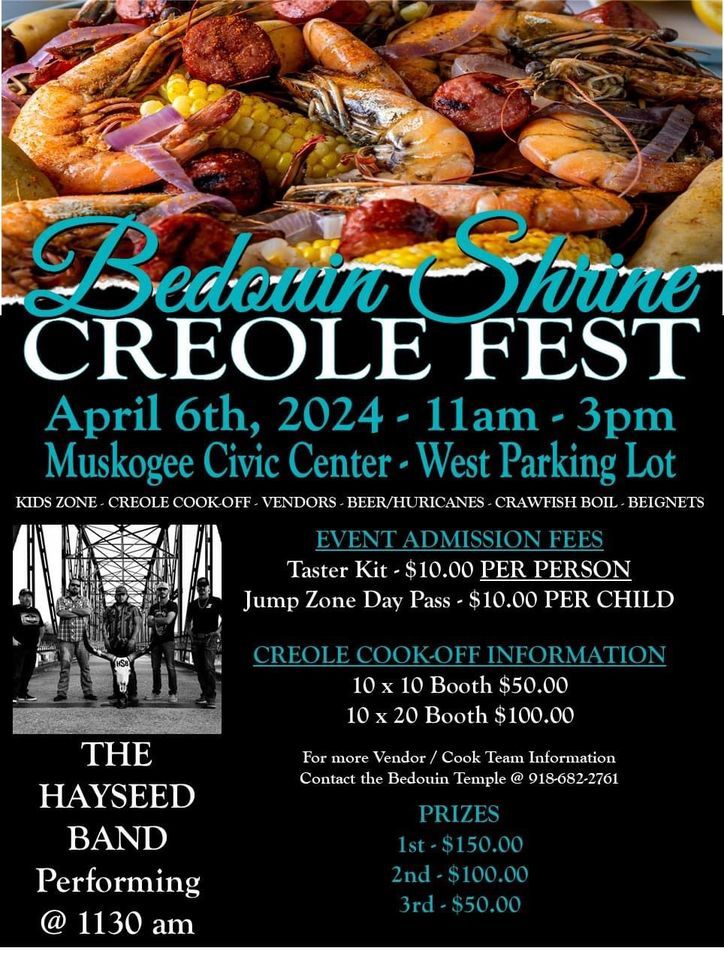 3rd Annual Creole Festival Muskogee Civic Center 6 April 2024 3rd-annual-creole-festival-muskogee-civic-center-6-april-2024