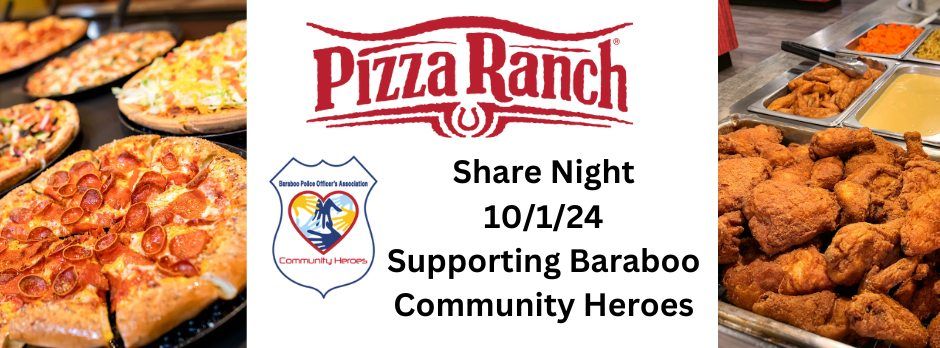 Fundraiser at Baraboo Pizza Ranch