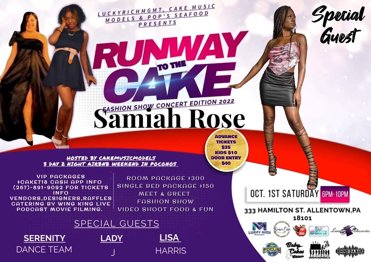 RunWAY TO THE CAKE FASHION SHOW TINA TURNER DIANA ROSS TRIBUTE