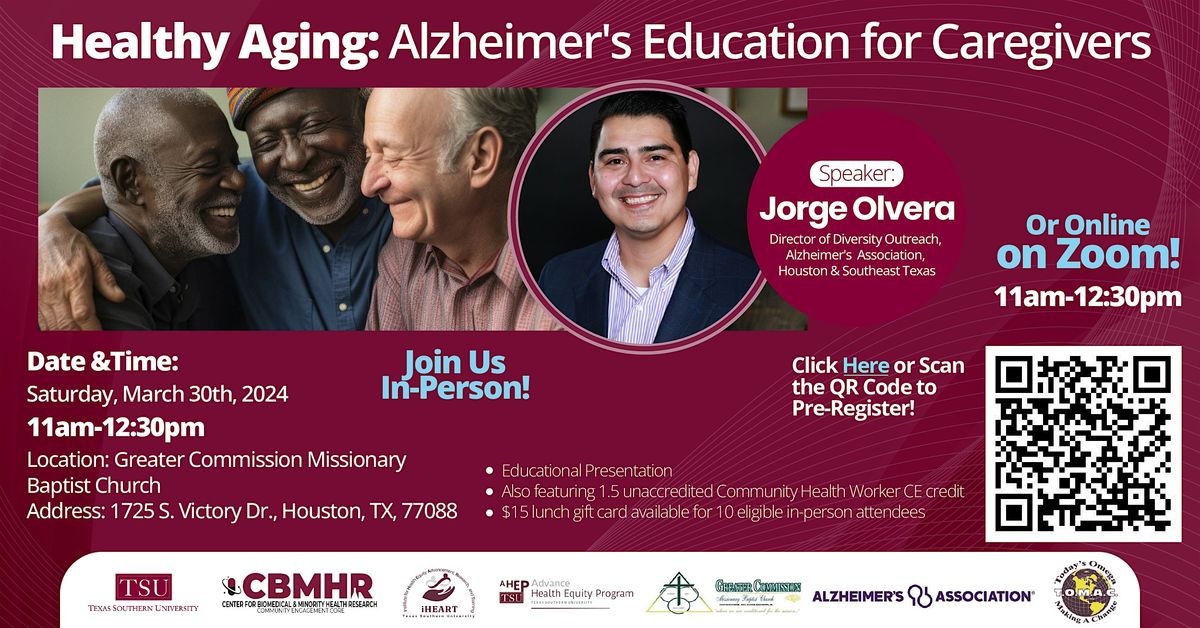 Healthy Aging: Alzheimer's Education for Caregivers