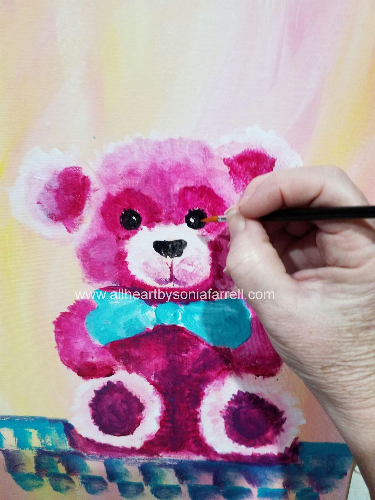 Bear Hugs Art Experience with Sonia Farrell: Creative Hearts Art