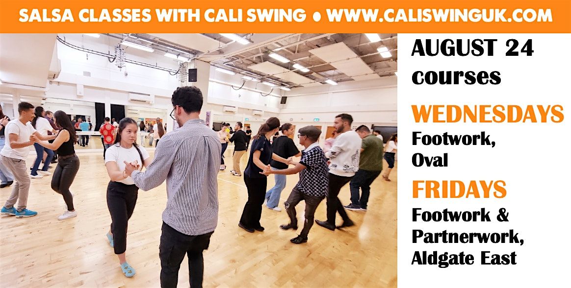 August Salsa Courses with Cali Swing