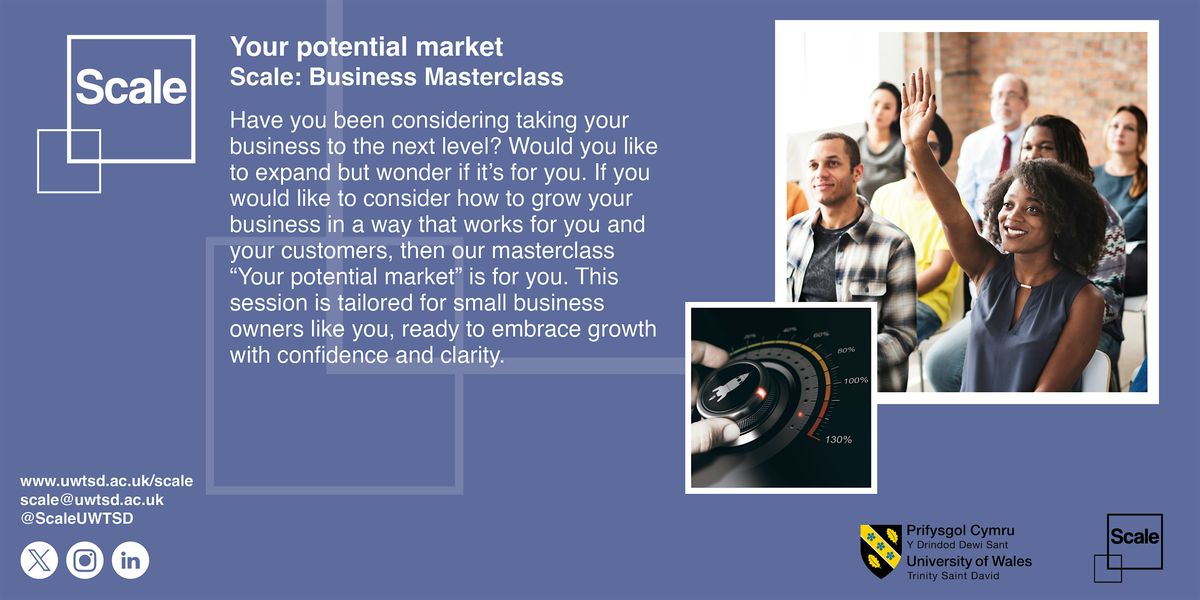 Your potential market: Scale Business Masterclass