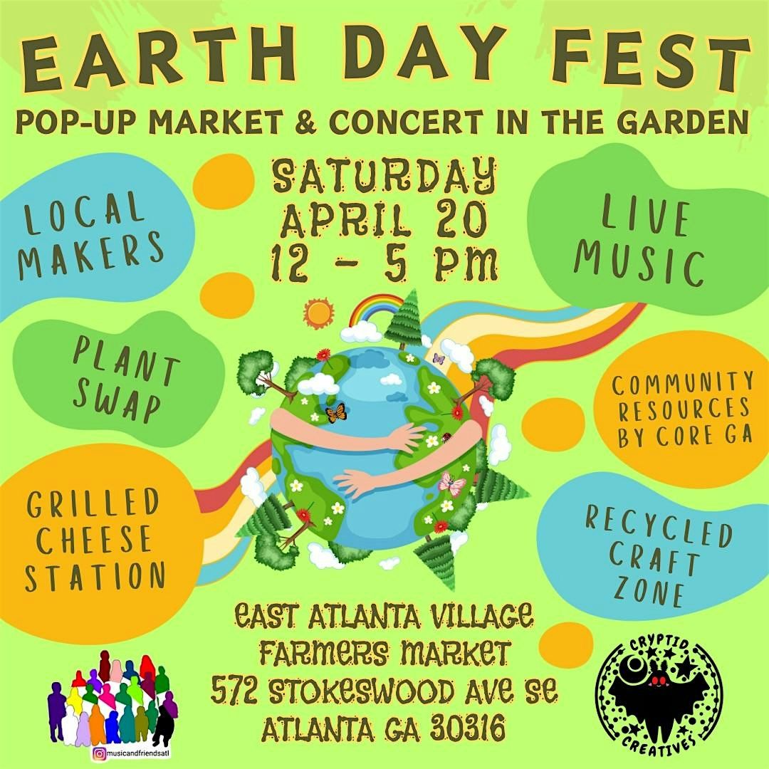 Earth Day Fest: Pop-Up Market and Concert in the Garden!