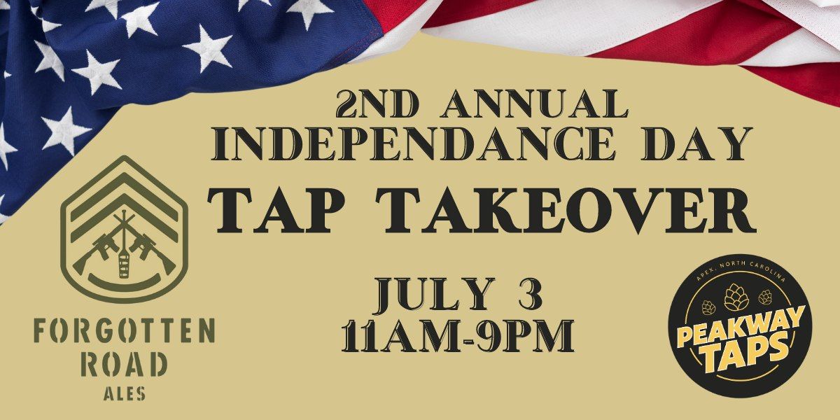 2nd Annual Forgotten Road Ales Independence Day TTO