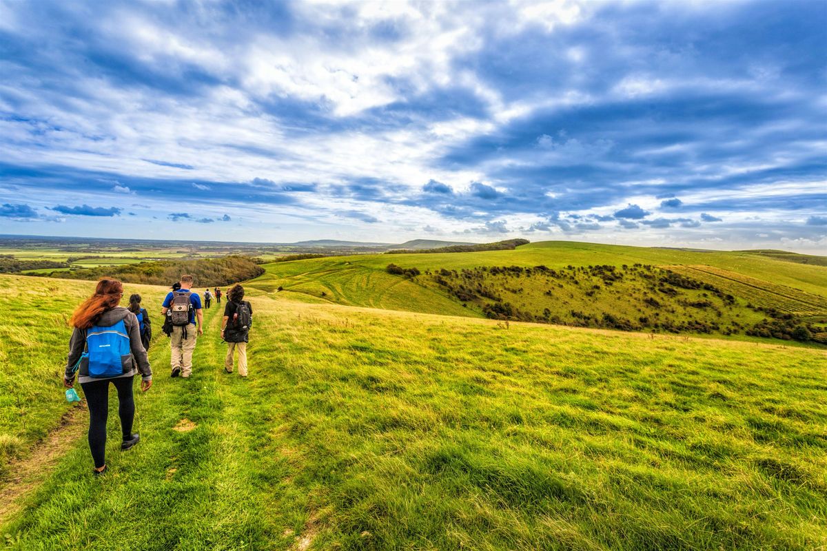 TOUGH HIKE 24km Lewes Circular - The Sea views & Hills of the South Downs