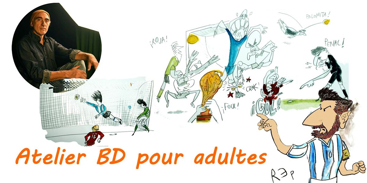 Atelier BD pour ADULTS, avec Miguel Rep - grand b\u00e9d\u00e9iste argentin