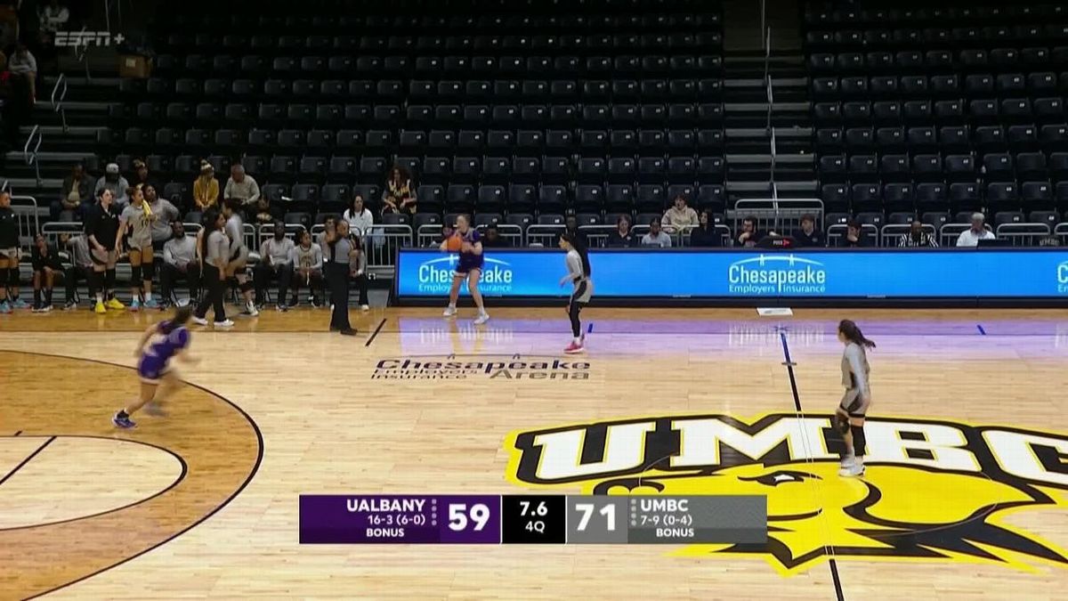 UMBC Retrievers at UAlbany Great Danes Womens Basketball