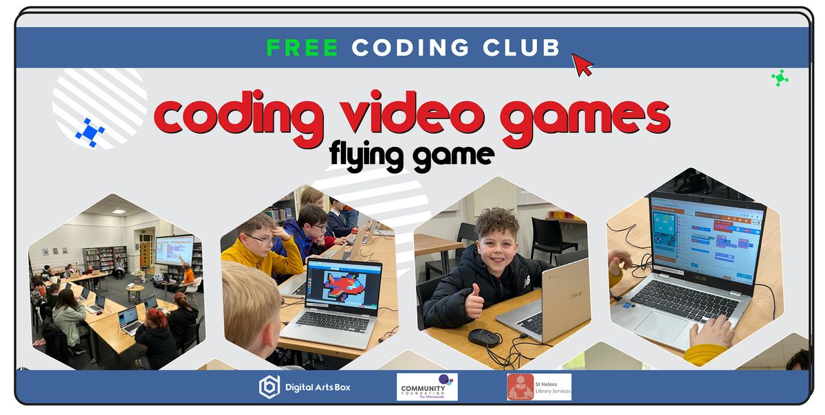 Coding Video Games (Flying Game) Workshop | Coding Club | St Helens