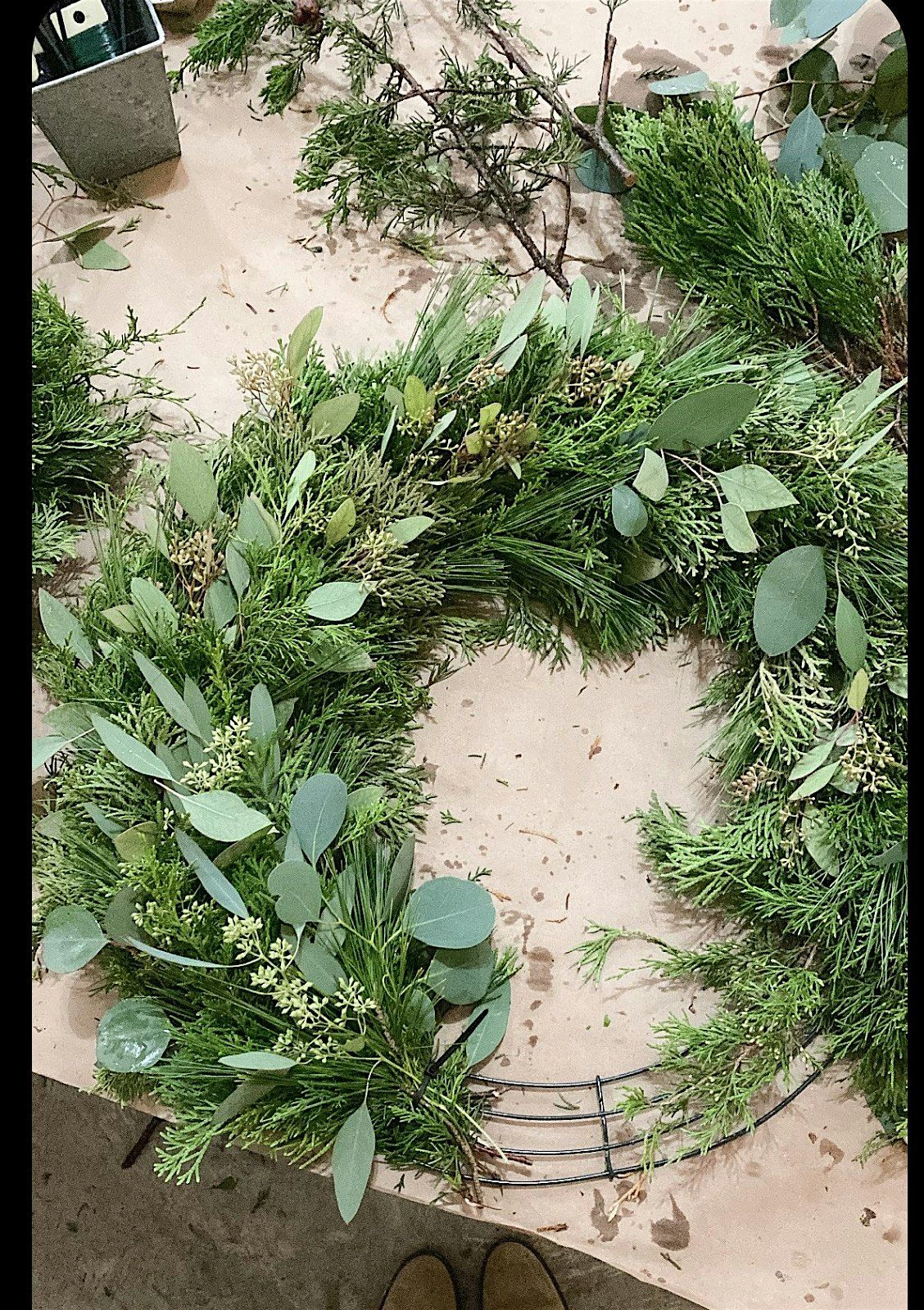 WLFPDX x A.R. Moss Holiday Wreath Workshop