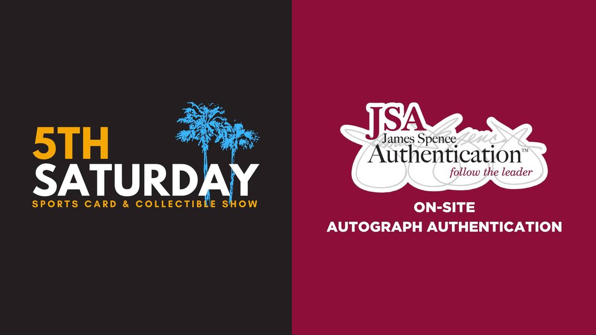 JSA at the 5th Saturday Sports Card & Collectible Show