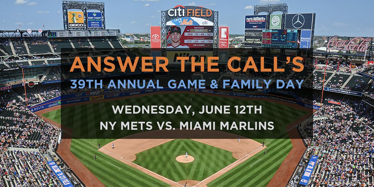 Answer the Call's 39th Annual Game & Family Day
