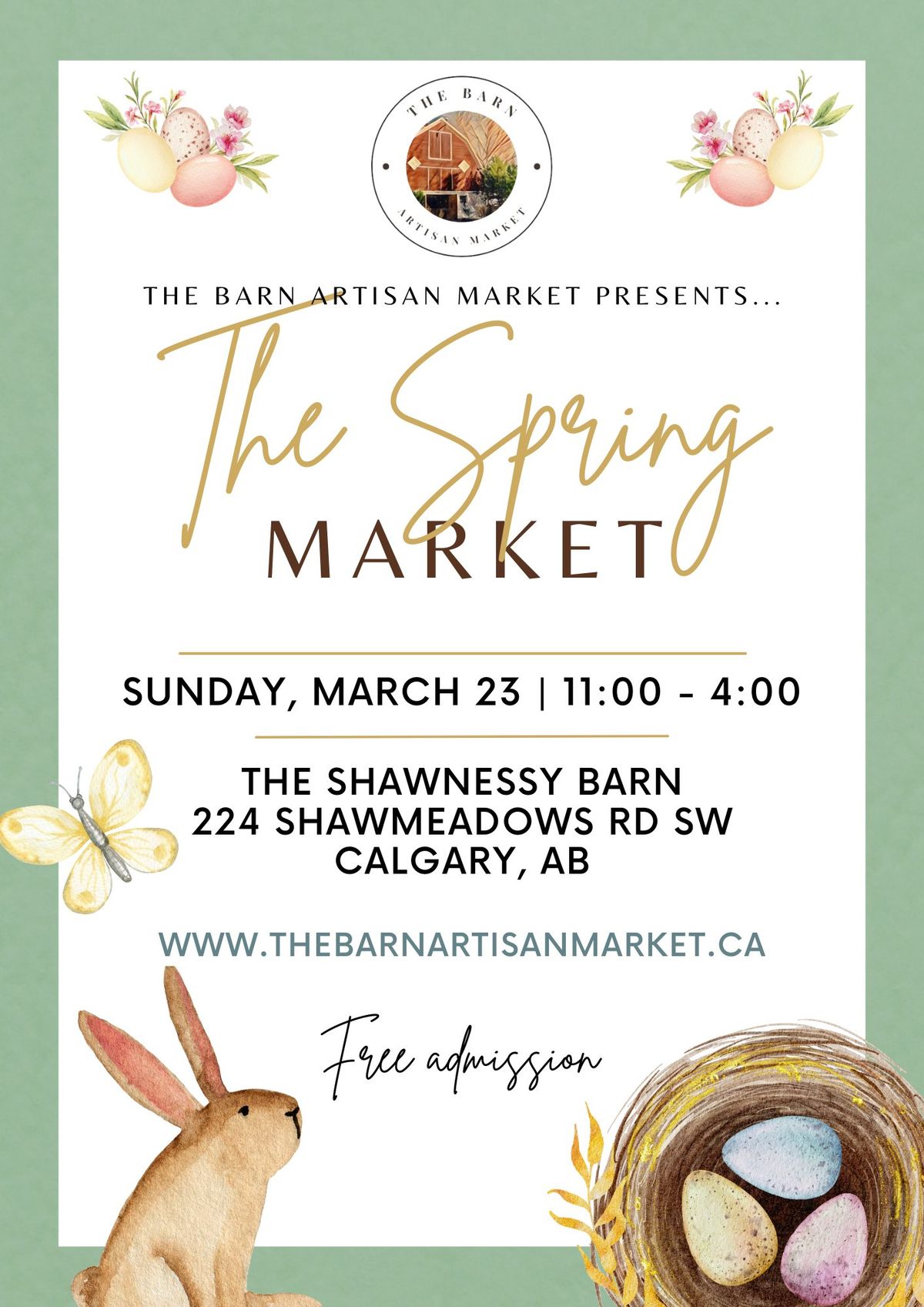 The Barn Artisan Market presents... The Spring Market! 