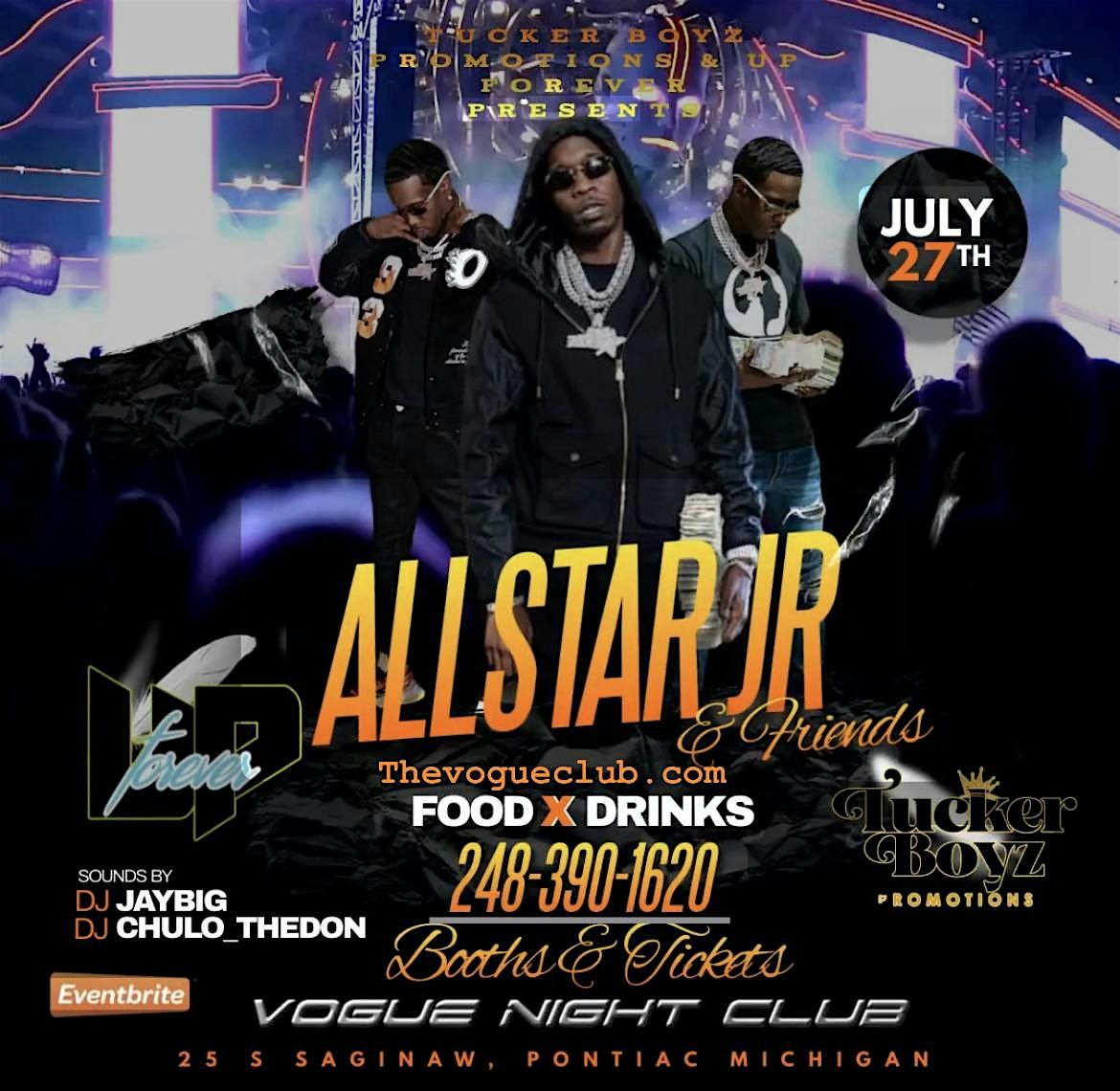All star JR &Friends Live concert & Fight watch party