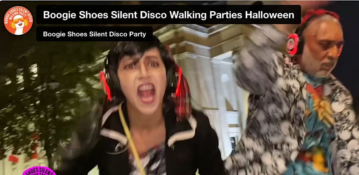 Boogie Shoes Walking Silent Disco Halloween Party 2024