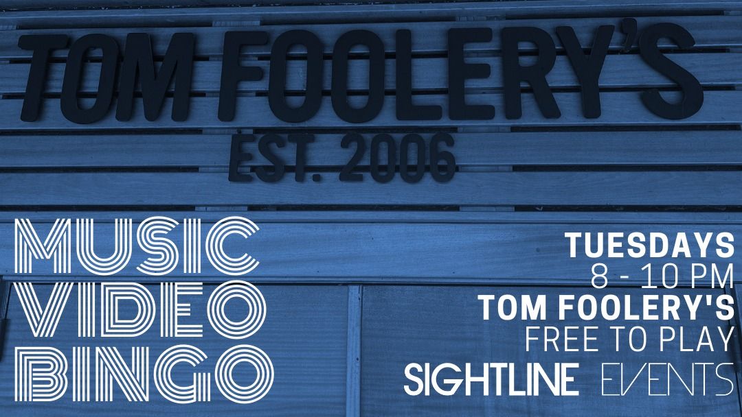 Tom Foolery's Music Video Bingo