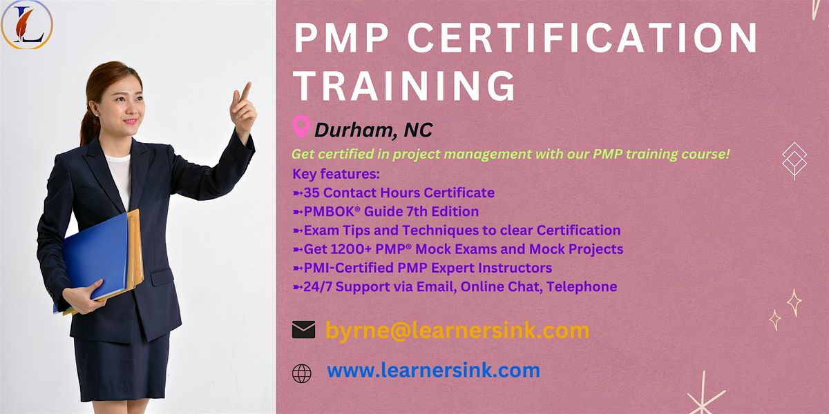 PMP Exam Preparation Training Classroom Course in Durham, NC